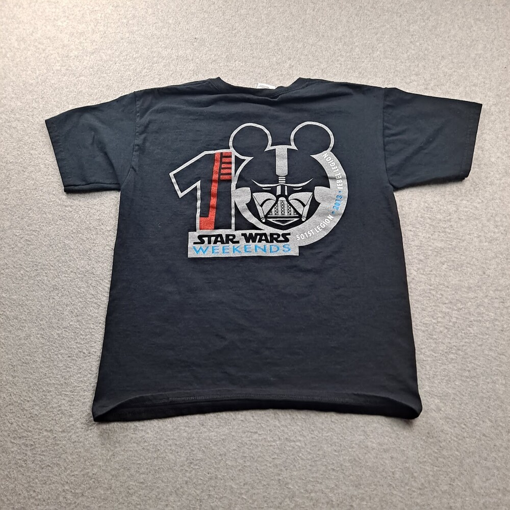 Star Wars Weekends 501st Legion Tshirt Youth Large 10th Anniversary 2013 Disney